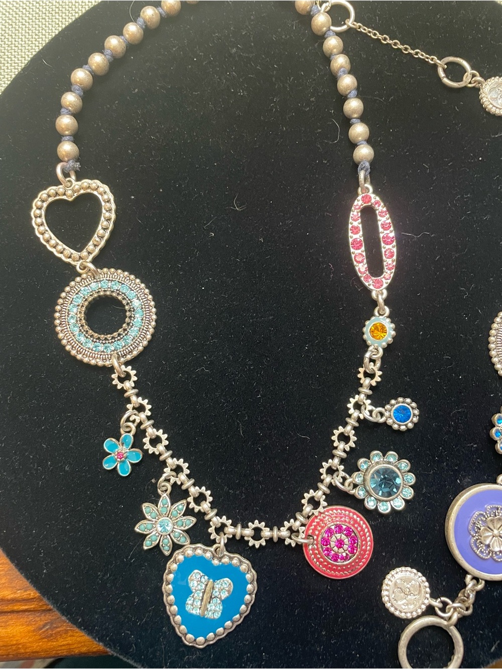 Cute and colorful, Boho inspired necklace and bracelet set! - Picture 3 of 4